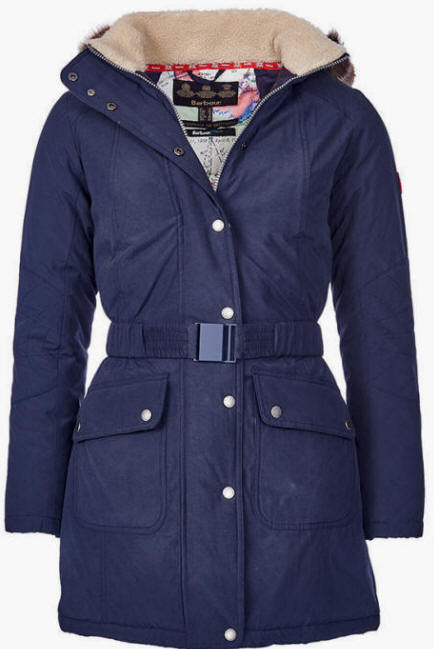 Barbour Ladies Kirby Waterproof Coat 