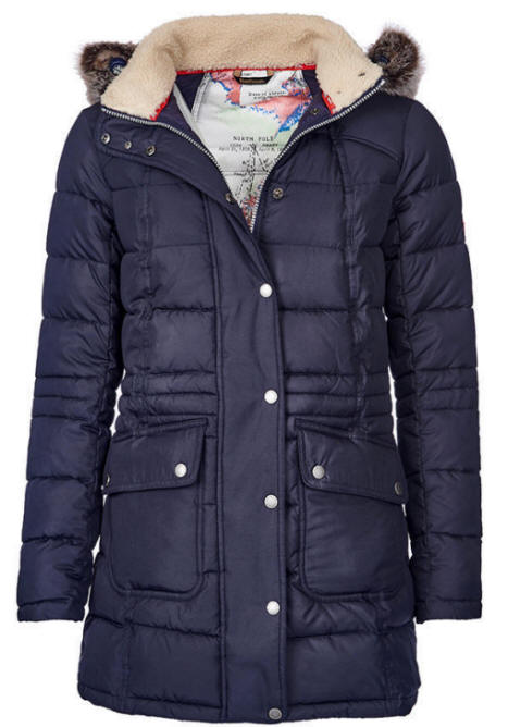 barbour long quilted coat