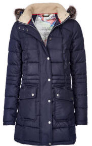 barbour ladies padded coats