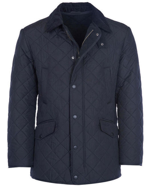 barbour bardon quilted jacket navy