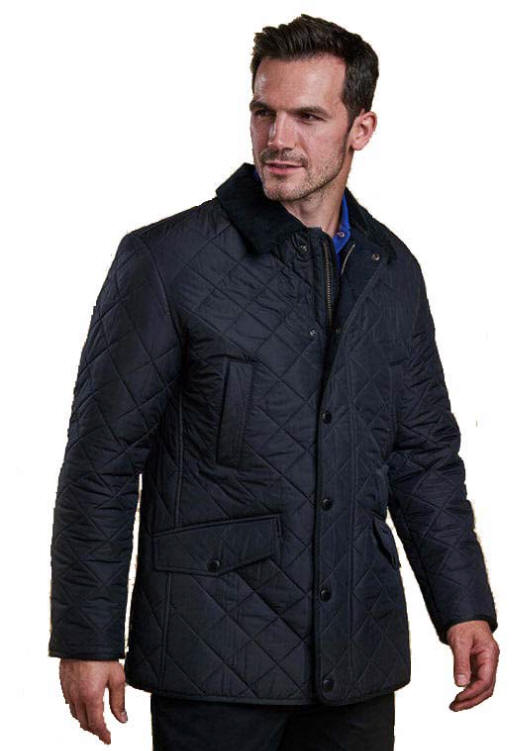 Barbour Bardon Quilt Jacket - Red Rae Town & Country with Free Delivery