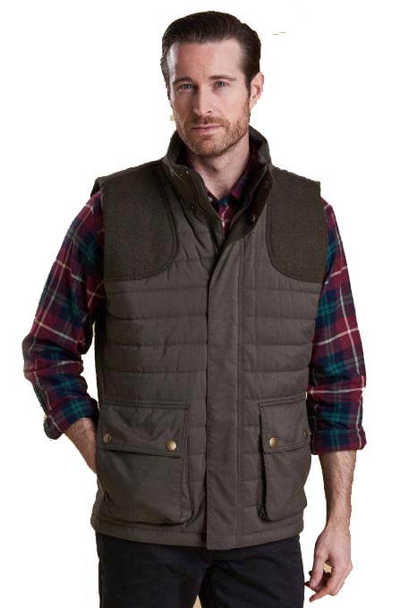 Barbour Mens Bradford Quilted Gilet - Forest MQU0888SG91 | Red Rae Town ...