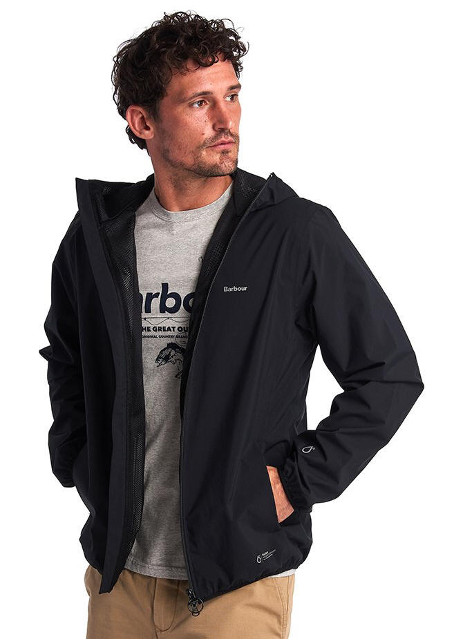 barbour waterproof jacket mens