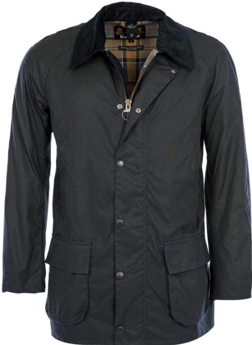 Barbour Mens Bristol Waxcotton Navy Coat MWX0086NY92 | Red Rae Town ...