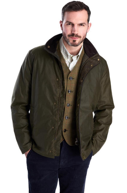 Barbour Mens Buttermere Wax Jacket Archive Olive - MWX1542OL99 | Red ...