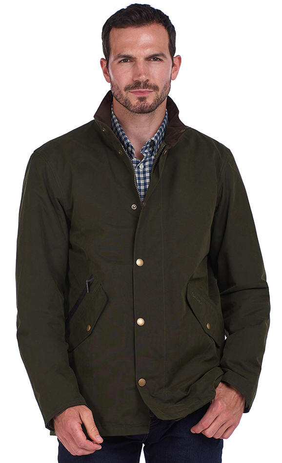 Barbour Mens Chester Waterproof Breathable Jacket Dark Olive ...