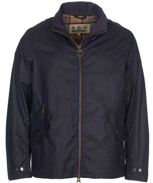 Barbour Mens Claxton Wax Cotton Jacket - Navy MWX1323NY92 | Red Rae ...