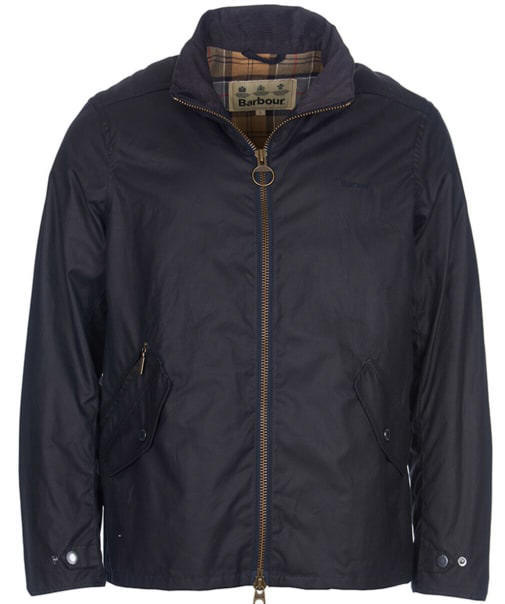 barbour claxton waxed cotton jacket