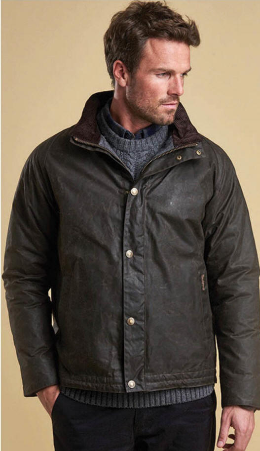 Barbour Duxbury Wax Jacket Olive MWX1219OL71 - Red Rae Town & Country ...