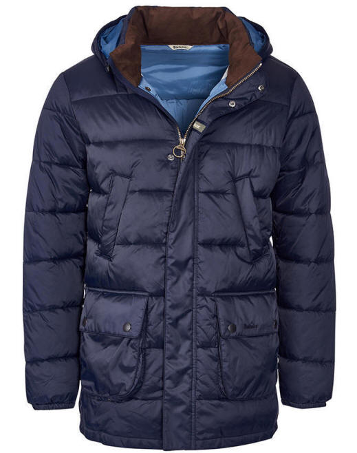 barbour padded jacket mens