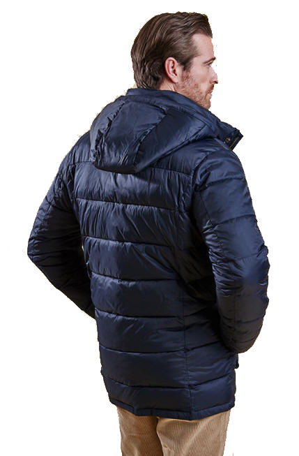 barbour fibre down jacket mens