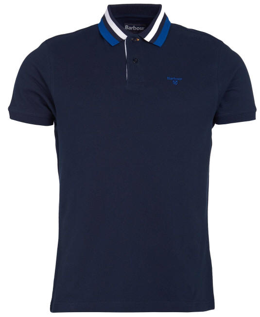 Barbour Mens Hawkswater Tipped Polo Shirt MML1069NY91 | Red Rae Town ...