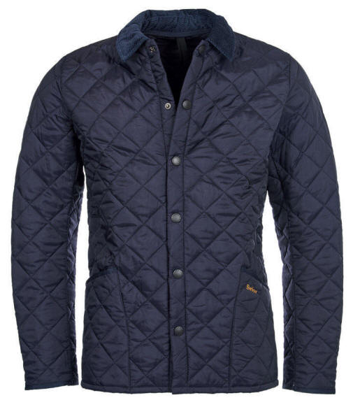 barbour hirsel quilted jacket navy