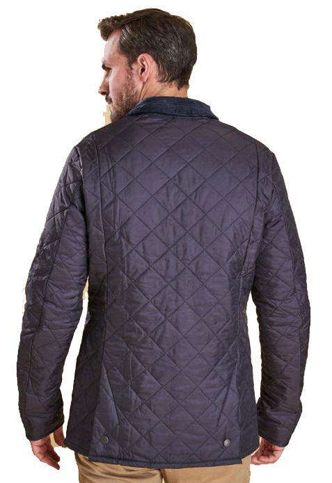 barbour hirsel quilted jacket navy