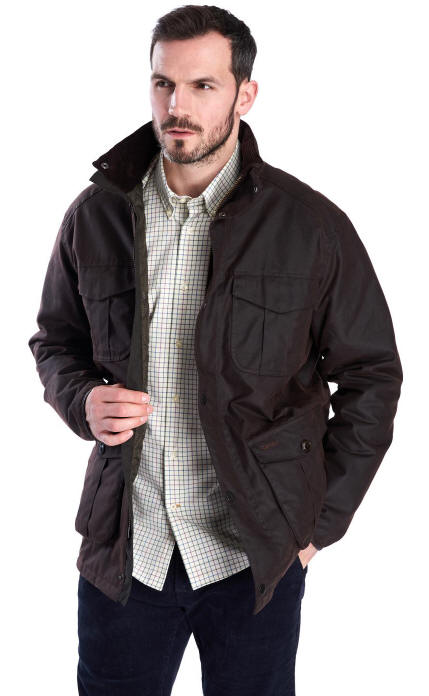 Barbour Mens Latrigg Wax Jacket Rustic 