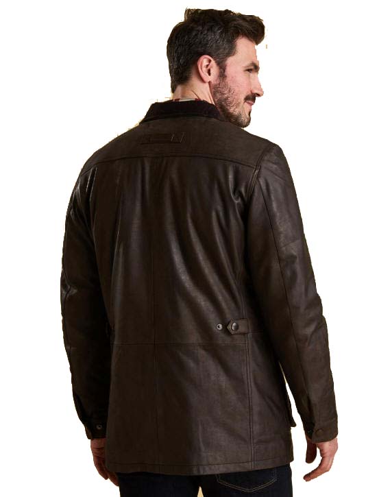 Barbour Mens Leather Thomas Jacket 