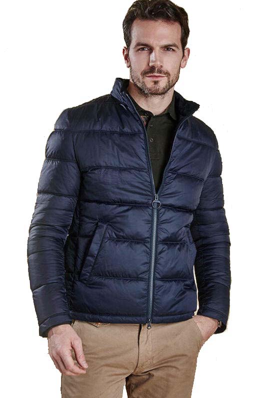 barbour puffer coat mens