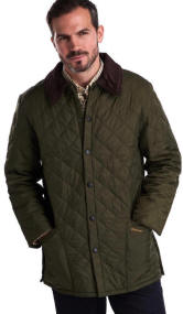 Barbour Powell Quilted Jacket Olive - MQU0281OL51