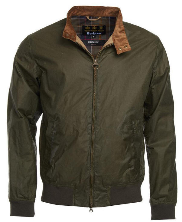 Barbour Mens Lightweight Royston Waxed Jacket Archive Olive ...