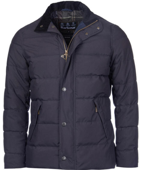 Mens Barbour Lybster Quilt Jacket - Navy