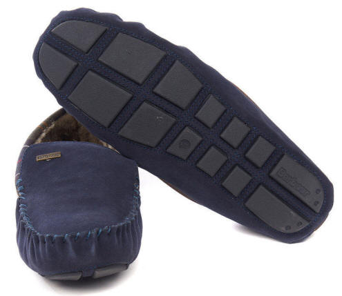 barbour monty slippers navy