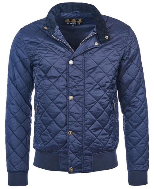 Barbour Mens Moss Quilted Bomber Jacket 
