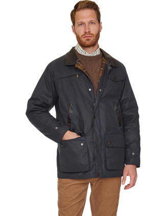 barbour bushman leather jacket