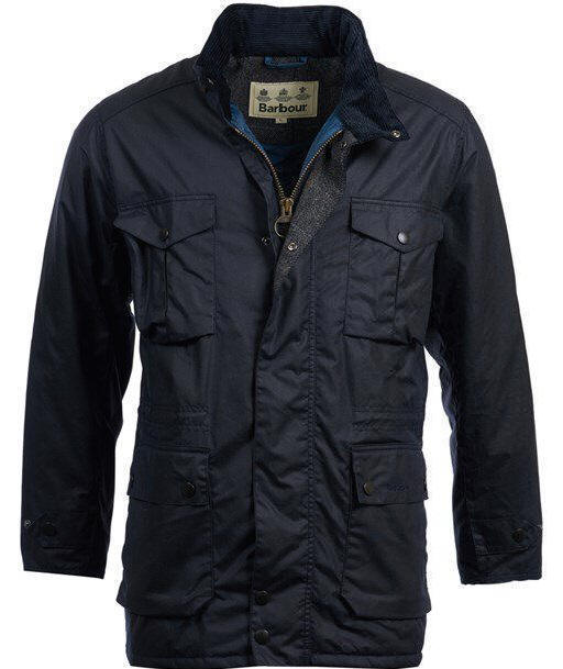 barbour mens waxed cotton jacket