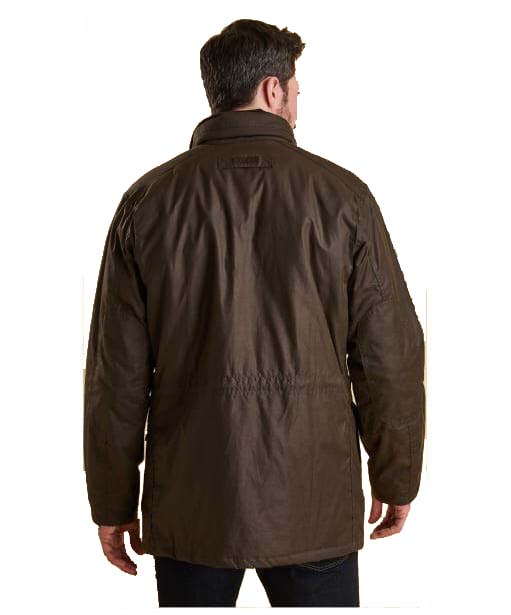 barbour quilted wax jacket mens