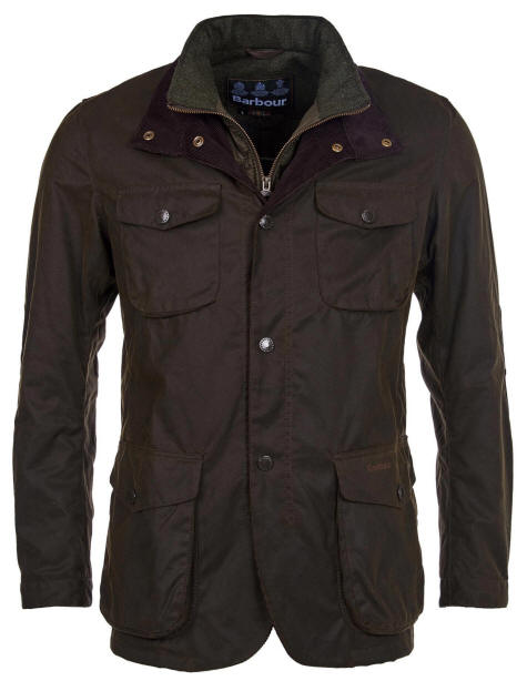 Barbour Mens Ogston Wax Jacket Olive - MWX0700OL51