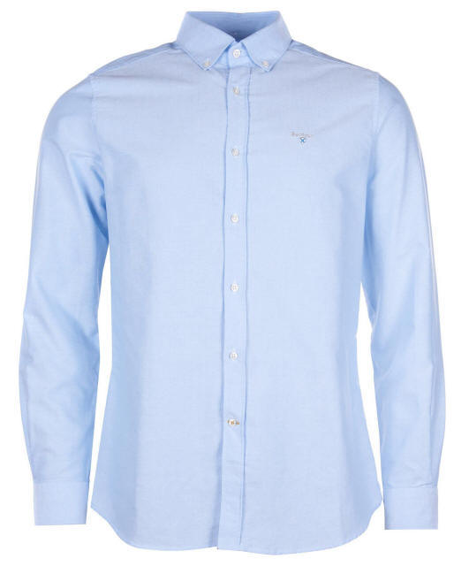 Barbour Mens Oxford Shirt Tailored Fit Sky Blue MSH4483BL32| Red Rae ...