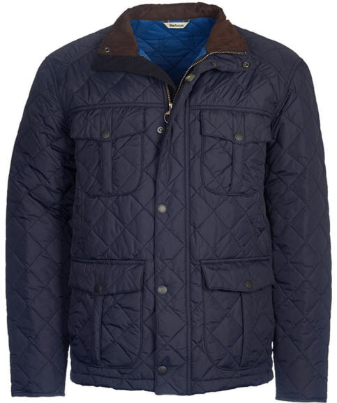 Barbour Mens Shorelark Quilted Jacket Navy - MQU0781NY71 | Red Rae Town ...