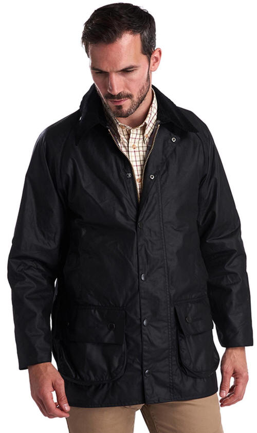 mens long barbour coat