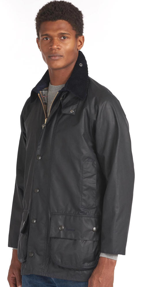 barbour men's beaufort waxed jacket