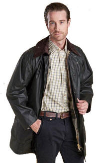 mens wax barbour coat