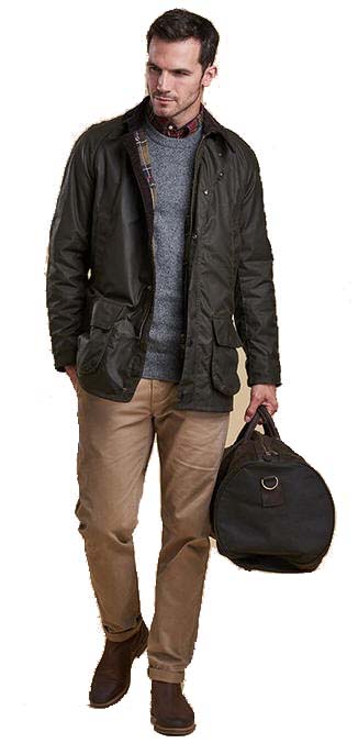 men's barbour bristol waxed jacket