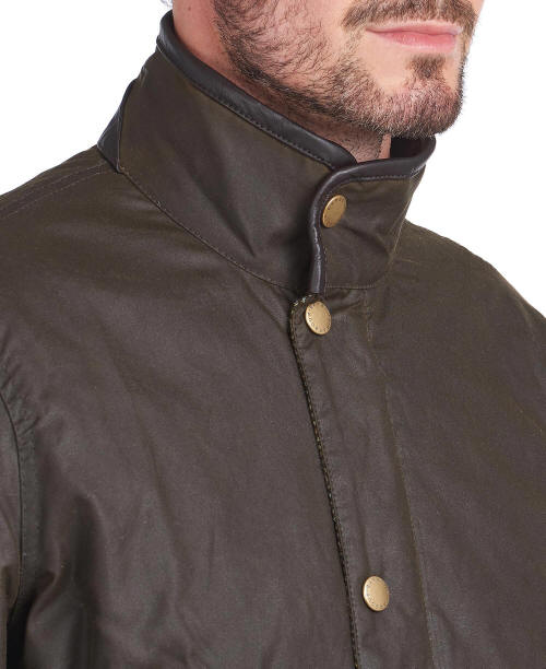 Barbour Hereford Wax Jacket Olive MWX1213OL71 | Red Rae Town & Country ...