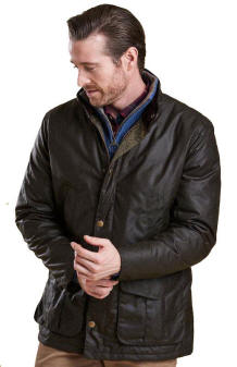 leather barbour jacket mens
