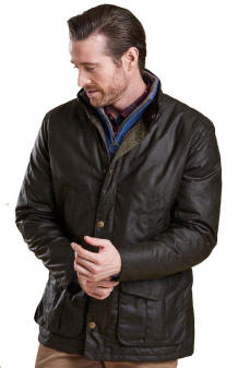 barbour biker jacket mens