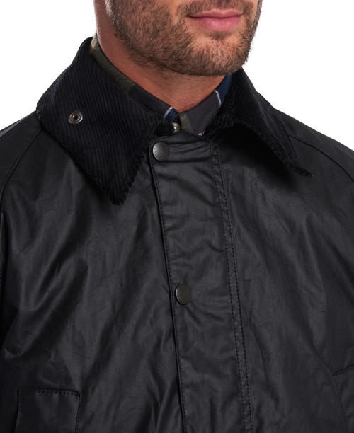 Barbour Mens Waxed Bedale Jacket Black - MWX0018BK91 | Red Rae Town ...