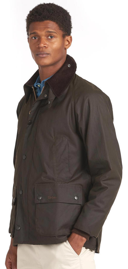ingesteld Picasso indruk Barbour Mens Waxed Bedale Jacket - Olive MWX0010OL71 | Red Rae Town &  Country