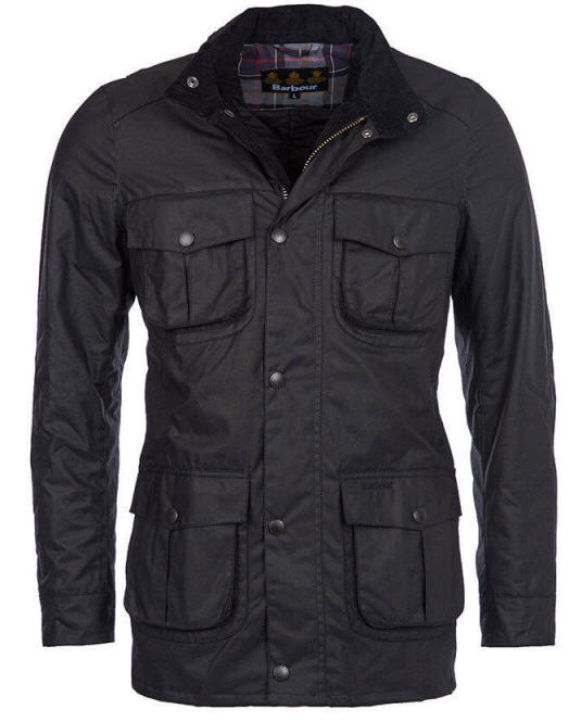 barbour black mens jacket