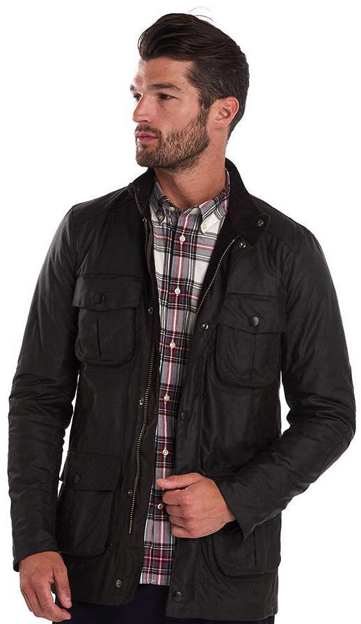Barbour Corbridge Wax Olive Jacket | Red Rae Town & Country