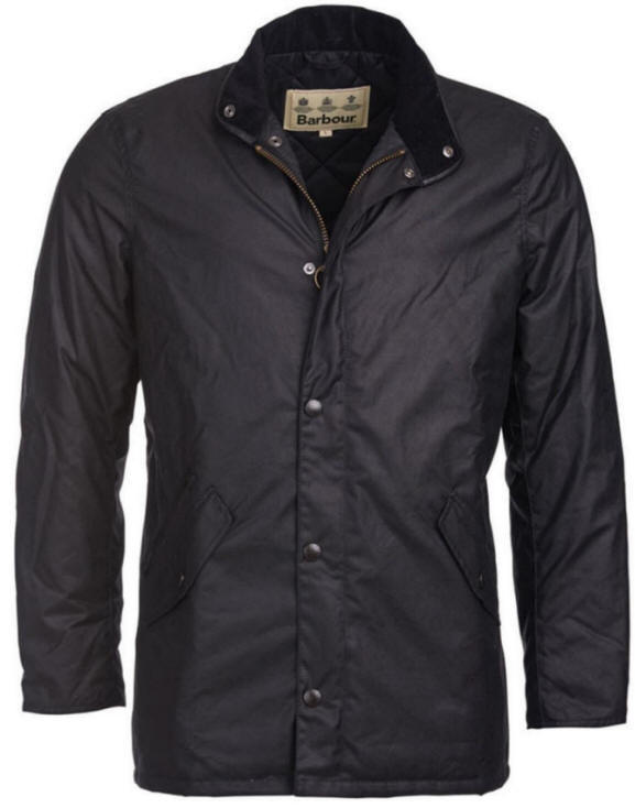 Barbour Mens Waxed Prestbury Jacket - Black MWX0726BK71 | Red Rae Town ...