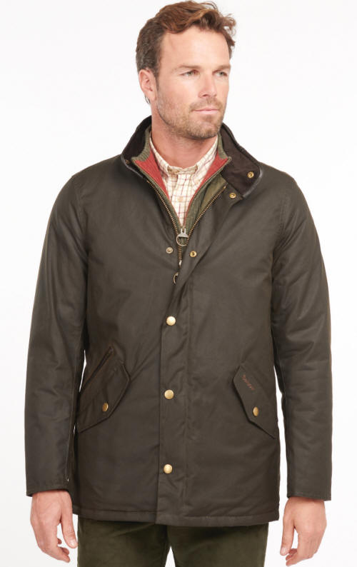 Barbour Prestbury Wax Olive Jacket MWX0726OL71 | Red Rae Town & Country ...