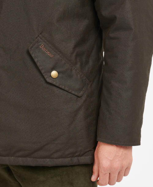 Barbour Prestbury Wax Olive Jacket MWX0726OL71 | Red Rae Town & Country ...