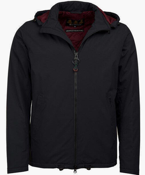 Mens Barbour Whitburn Waterproof Jacket - Black