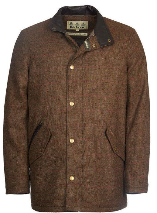 barbour wool coat mens