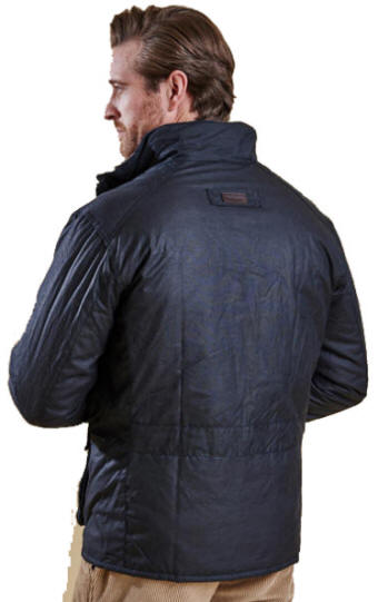 navy blue barbour jacket mens