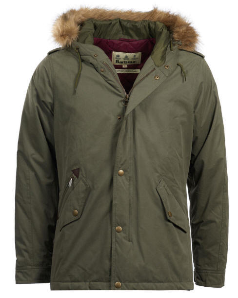 barbour jacket parka